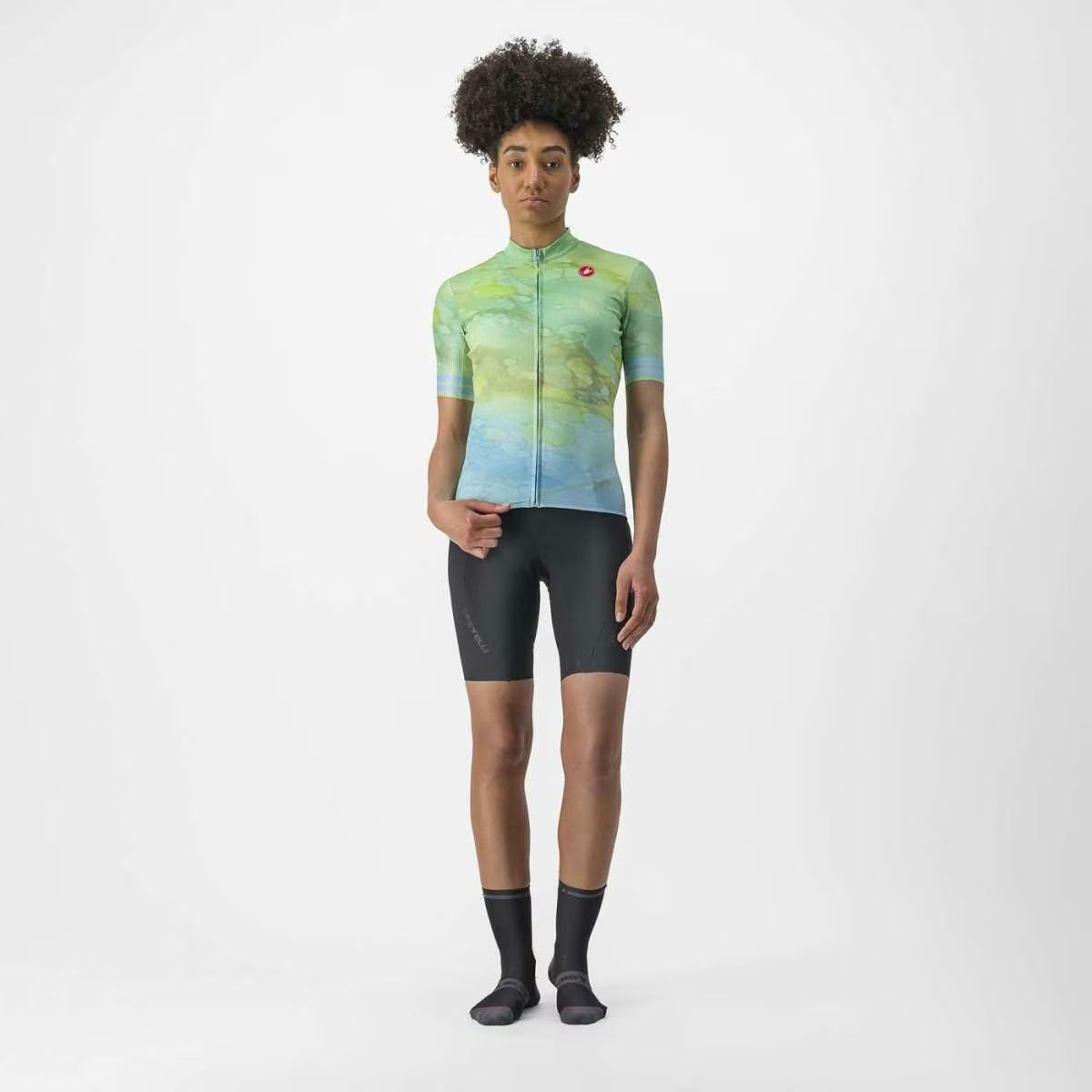 Castelli Marmo Jersey Women's Multicolour Baby Blue - Image 6