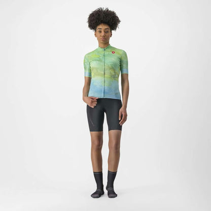 Castelli Marmo Jersey Women's Multicolour Baby Blue - Image 6