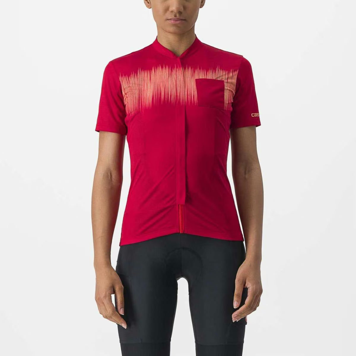 Castelli Unlimited Sentiero 2 Jersey Women's Dark Red - Image 1