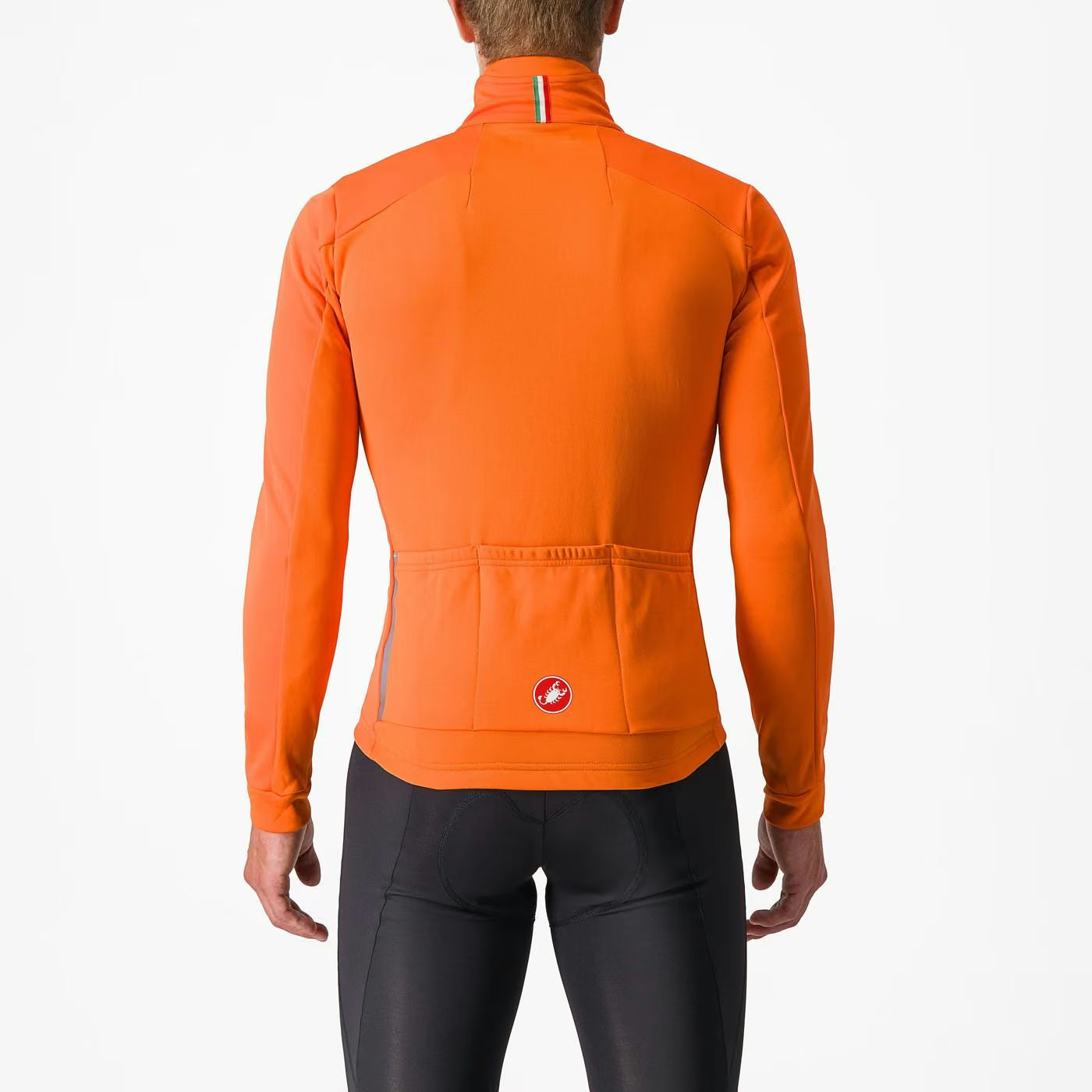 Castelli Entrata Jacket Men's Red Orange/Metal Brown - Image 2