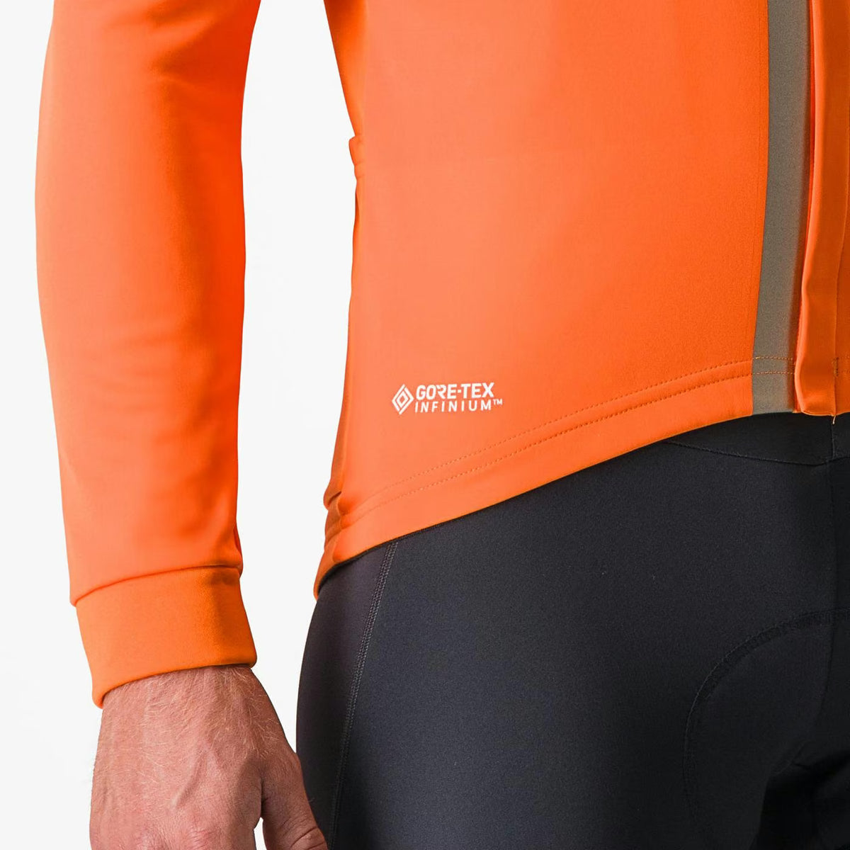 Castelli Entrata Jacket Men's Red Orange/Metal Brown - Image 5