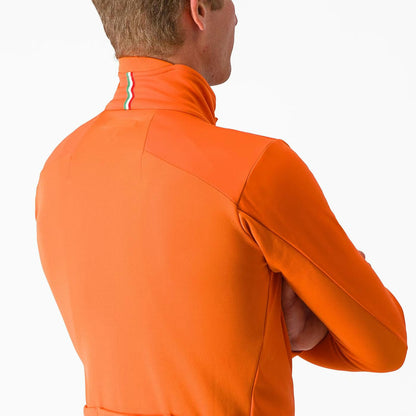 Castelli Entrata Jacket Men's Red Orange/Metal Brown - Image 6