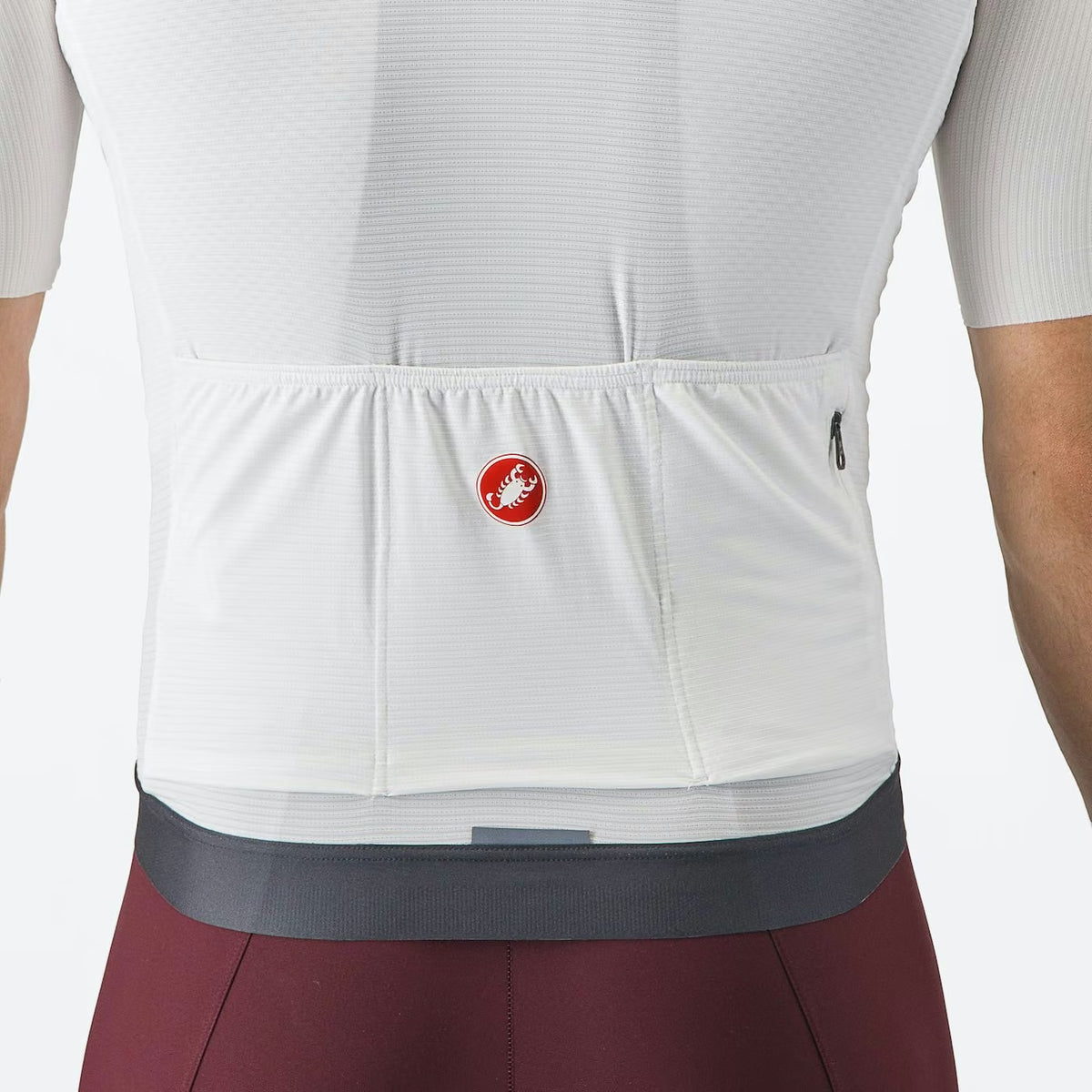 Castelli Espresso Men's Jersey Ivory/Dark Gray - Image 3