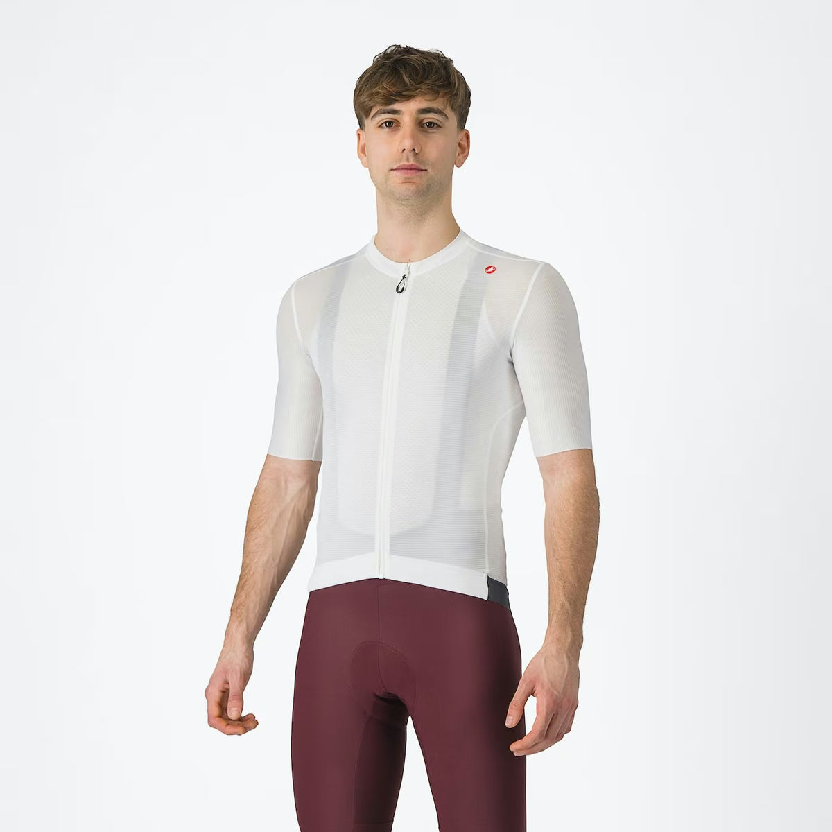 Castelli Espresso Men's Jersey Ivory/Dark Gray - Image 1