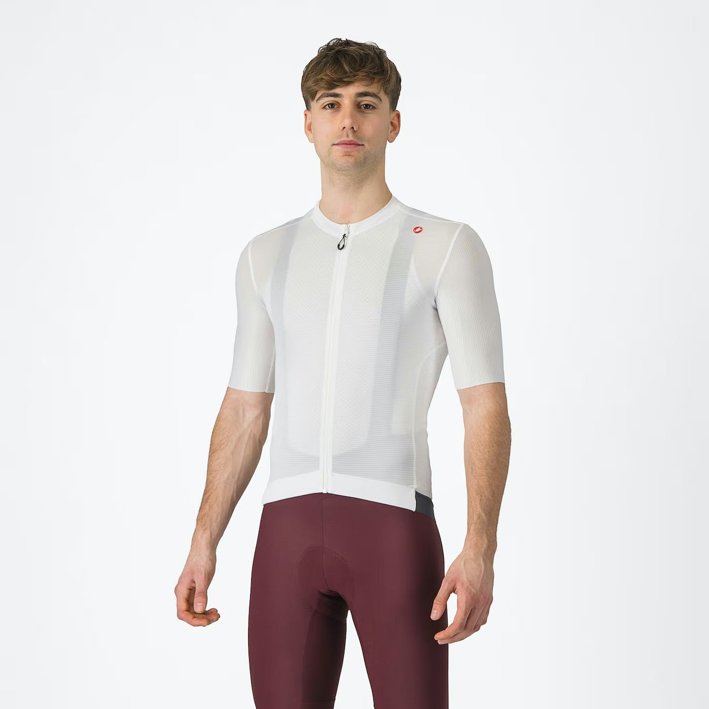 Castelli Espresso Men's Jersey Ivory/Dark Gray - Image 1