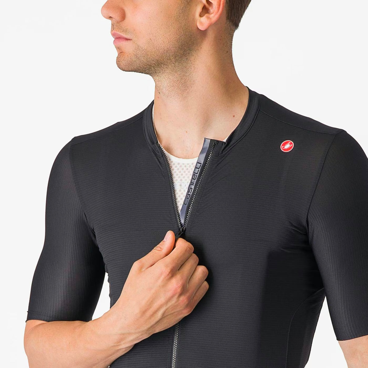 Castelli Espresso Men's Jersey Light Black - Image 5