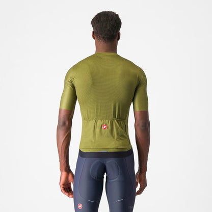 Castelli Espresso Men's Jersey Sage/Electric Lime - Image 2