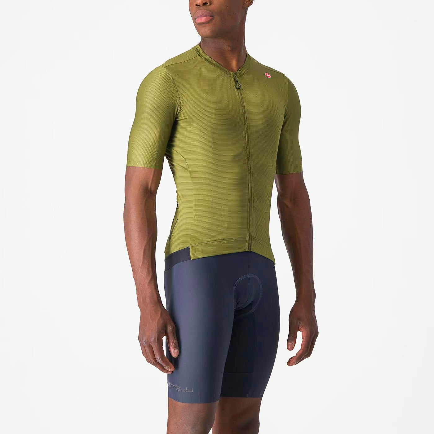 Castelli Espresso Men's Jersey Sage/Electric Lime - Image 3