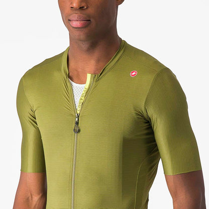 Castelli Espresso Men's Jersey Sage/Electric Lime - Image 5