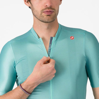 Castelli Espresso Men's Jersey Pool Blue/Dark Gray - Image 3