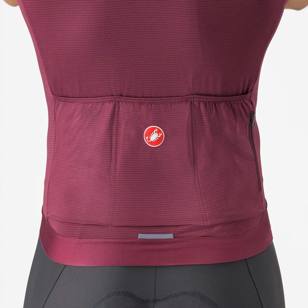 Castelli Espresso Men's Jersey Deep Bordeaux/Silver Moon - Image 3