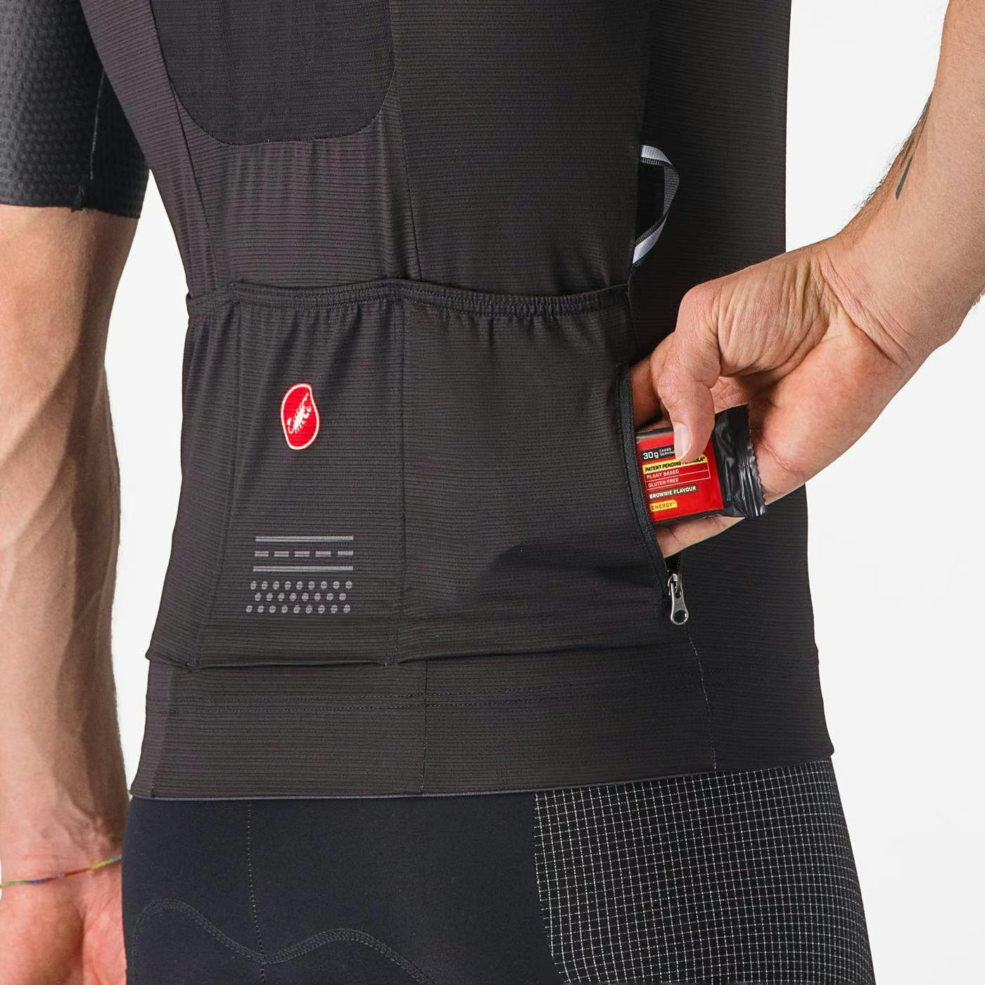 Castelli Unlimited Pro Jersey Men's Light Black - Image 3