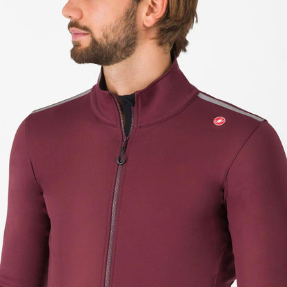 Castelli Espresso Air Jacket Men's Deep Bordeaux - Image 3