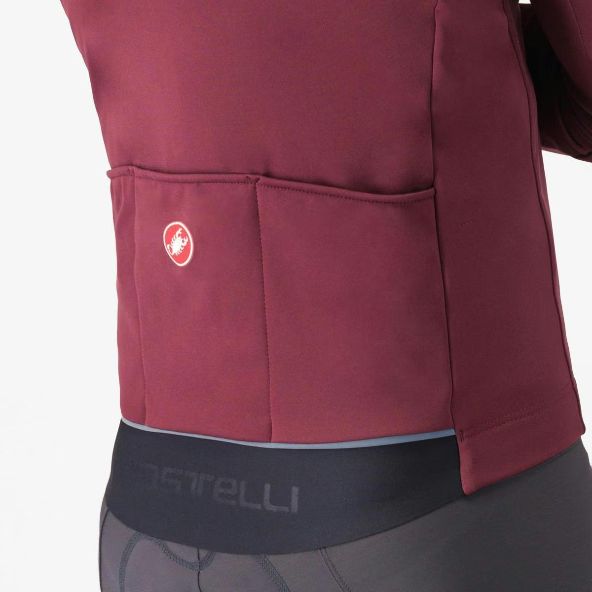 Castelli Espresso Air Jacket Men's Deep Bordeaux - Image 4