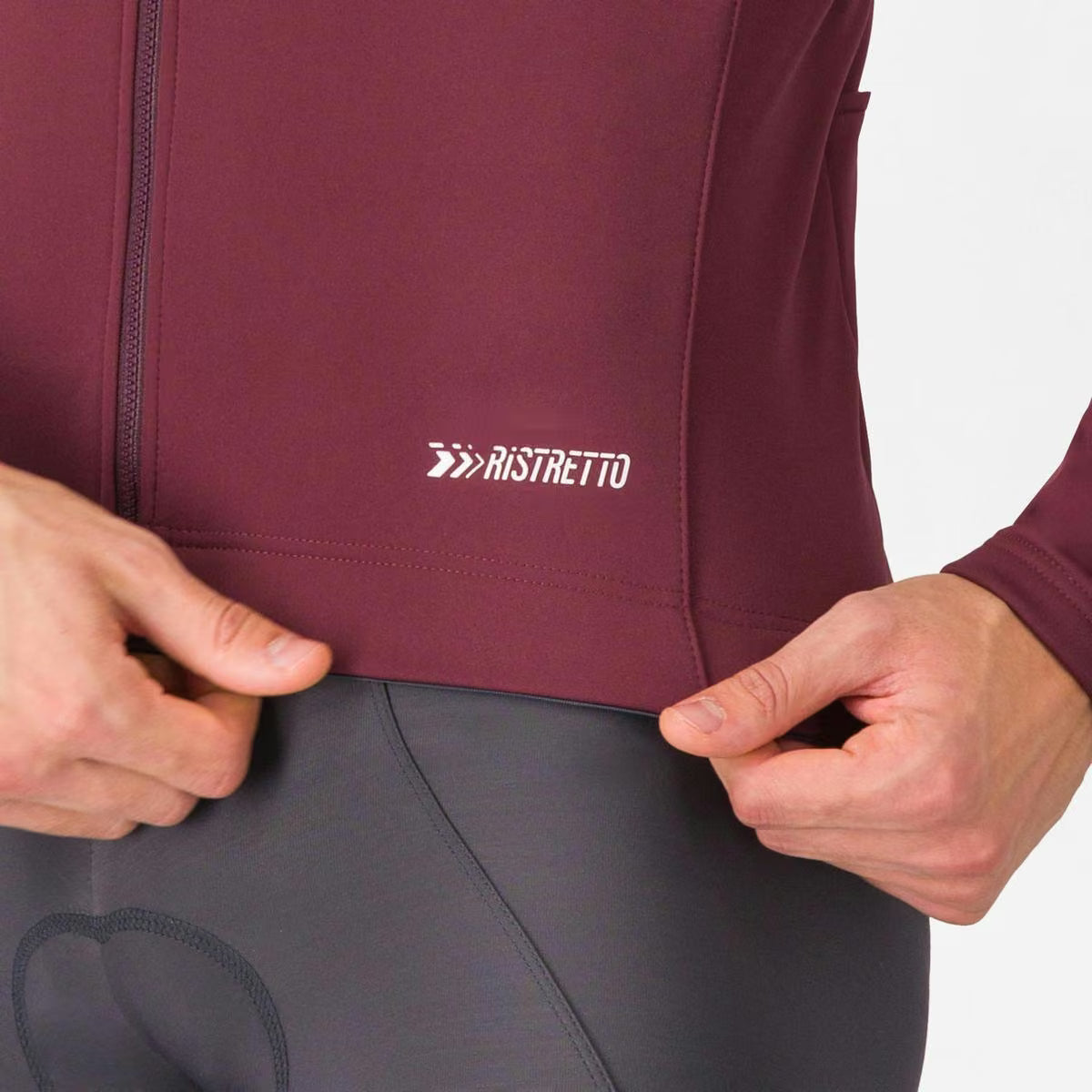 Castelli Espresso Air Jacket Men's Deep Bordeaux - Image 5