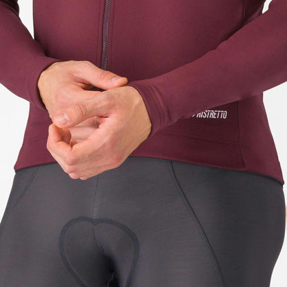 Castelli Espresso Air Jacket Men's Deep Bordeaux - Image 6