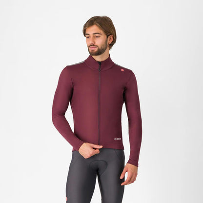 Castelli Espresso Air Jacket Men's Deep Bordeaux - Image 1