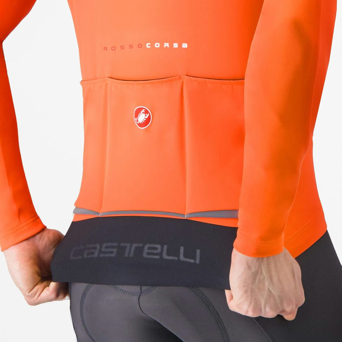 Castelli Perfetto Air Jacket Men's Brilliant Orange - Image 6