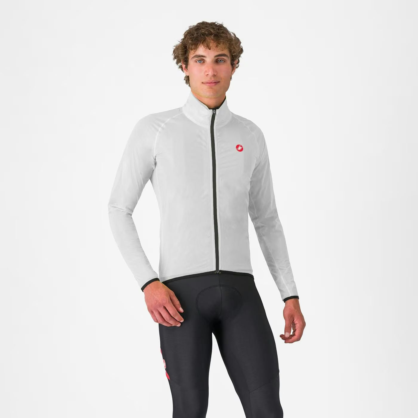 Castelli Squall Shell Jacket Men's Silver Gray - Image 1