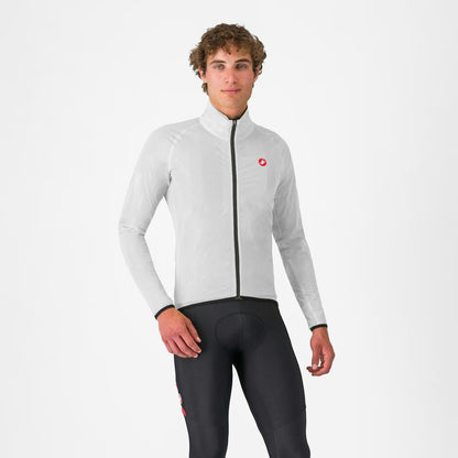 Castelli Squall Shell Jacket Men's Silver Gray - Image 1