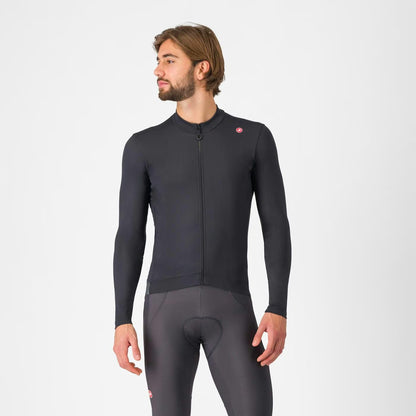 Castelli Espresso Thermal Jersey Men's Light Black - Image 1