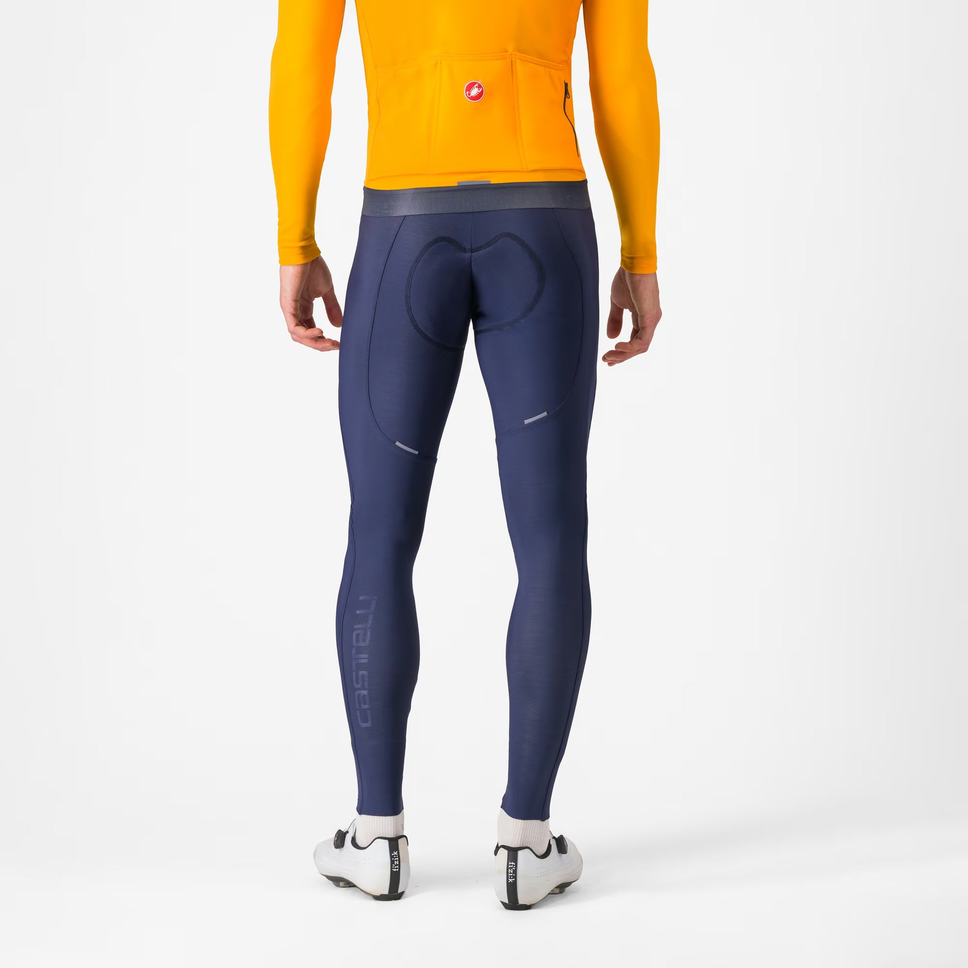 Castelli Espresso Thermal Jersey Men's Vivid Orange - Image 3