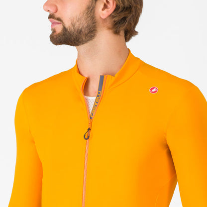 Castelli Espresso Thermal Jersey Men's Vivid Orange - Image 4