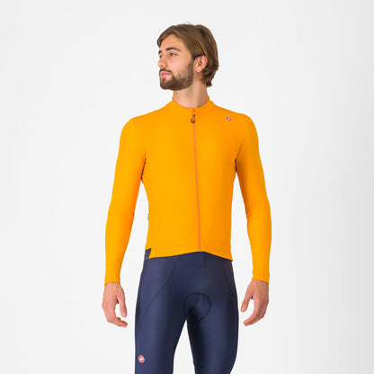 Castelli Espresso Thermal Jersey Men's Vivid Orange - Image 1