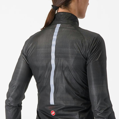 Castelli Squall Shell Jacket Women's Light Black / Silver Gr - Image 3