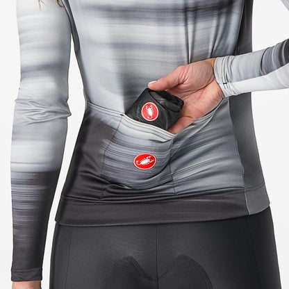 Castelli Squall Shell Jacket Women's Light Black / Silver Gr - Image 5