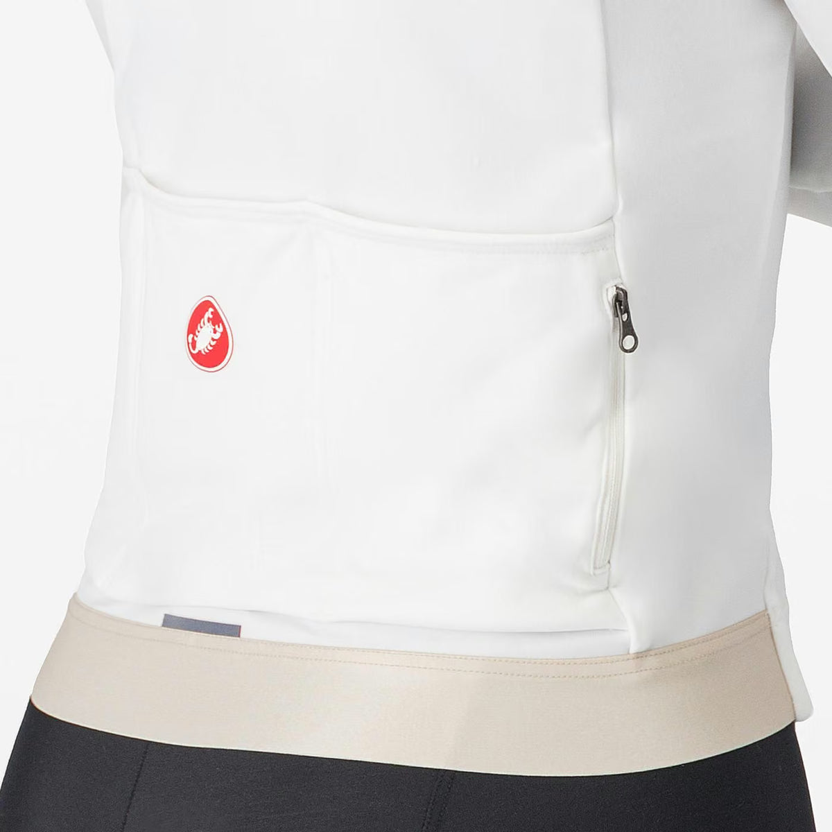 Castelli Espresso Thermal Jersey Women's Ivory / Silver Moon - Image 4