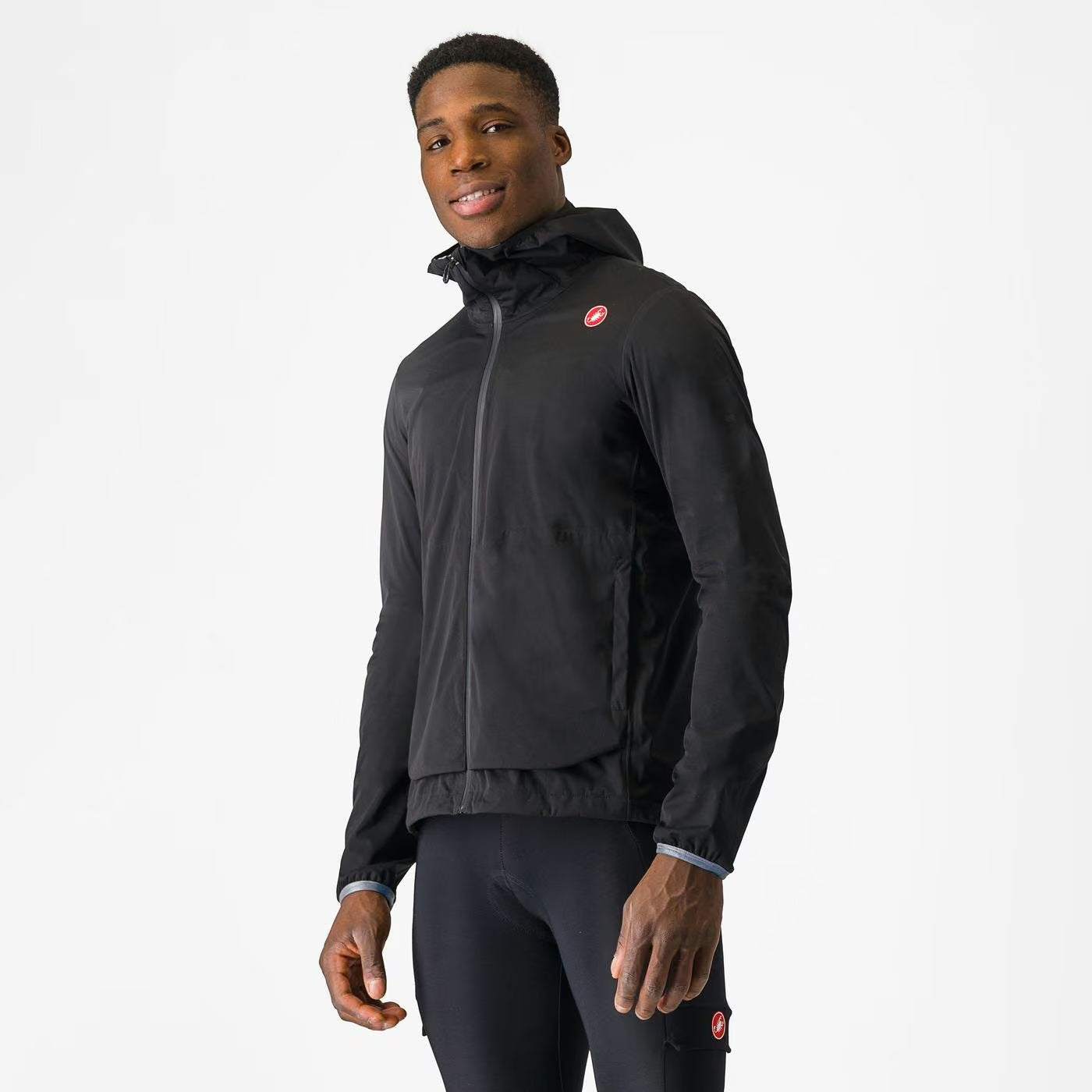 Castelli Unlimited Rain Jacket Men's Light Black - Image 1