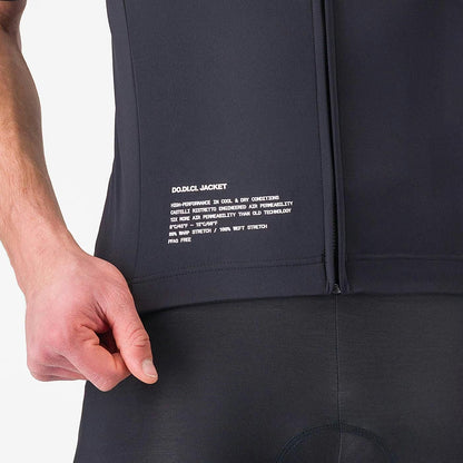 Castelli DO.DI.CI Short Sleeve Jacket Men's Light Black - Image 3