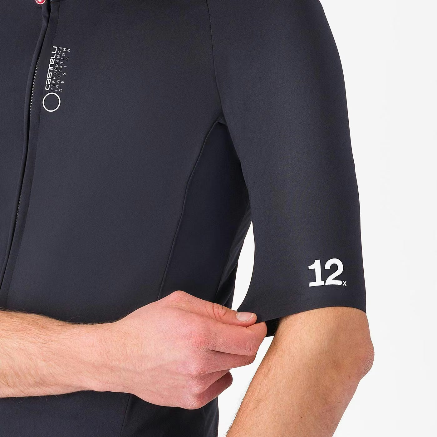 Castelli DO.DI.CI Short Sleeve Jacket Men's Light Black - Image 4