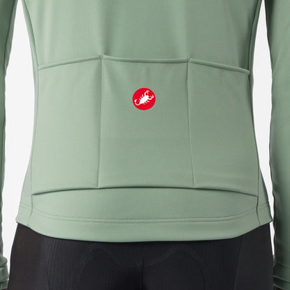 Castelli Competizione Jacket Men's Green Pepper - Image 4