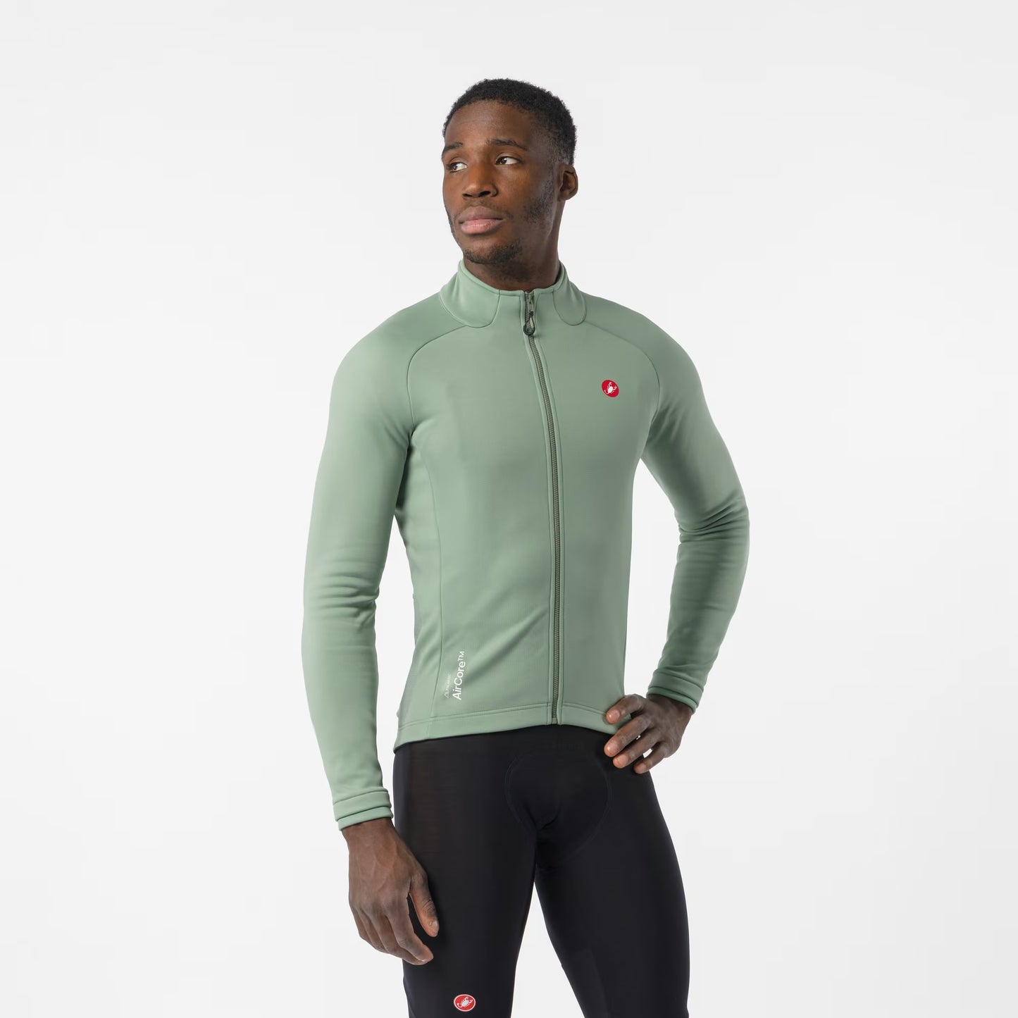 Castelli Competizione Jacket Men's Green Pepper - Image 1