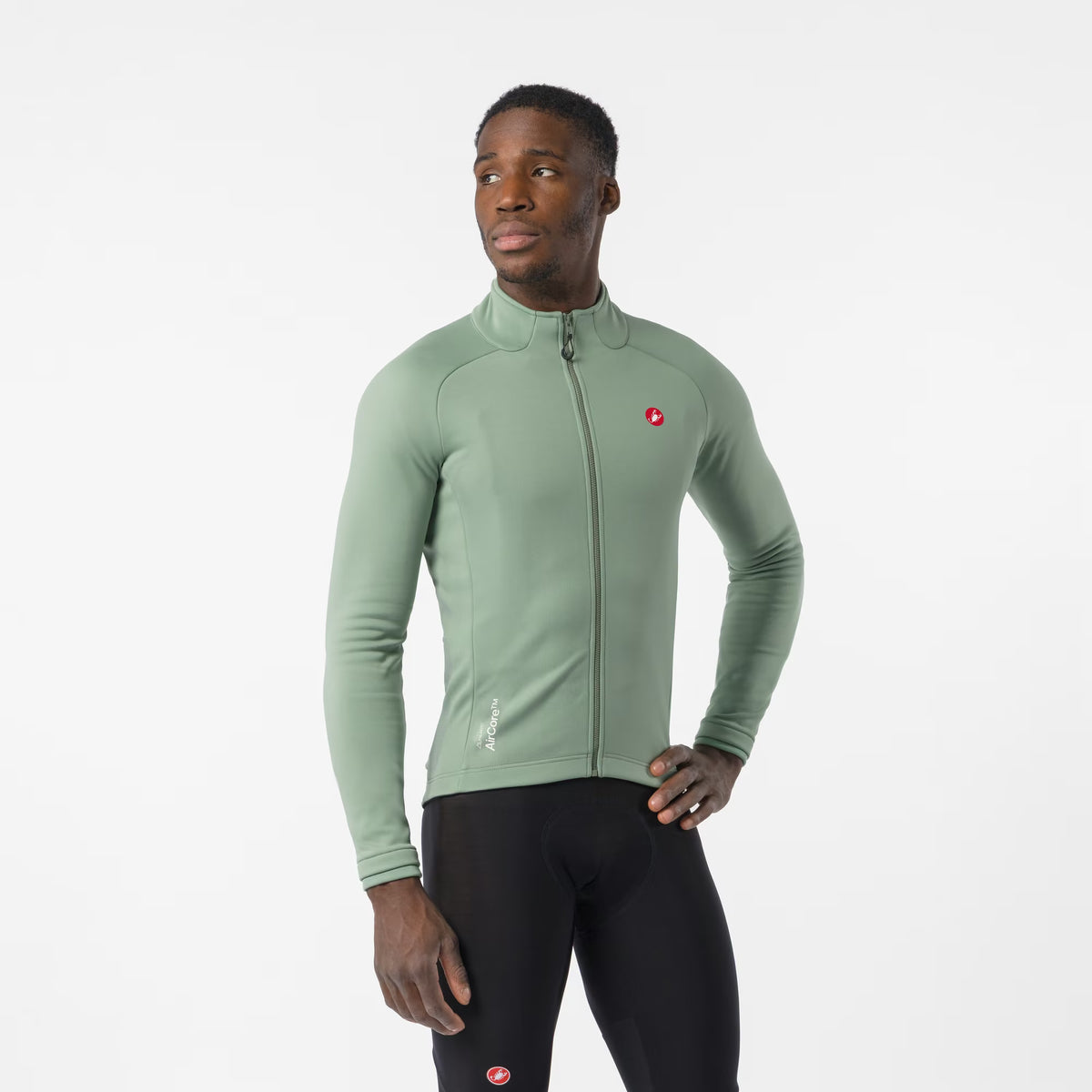 Castelli Competizione Jacket Men's Green Pepper - Image 1