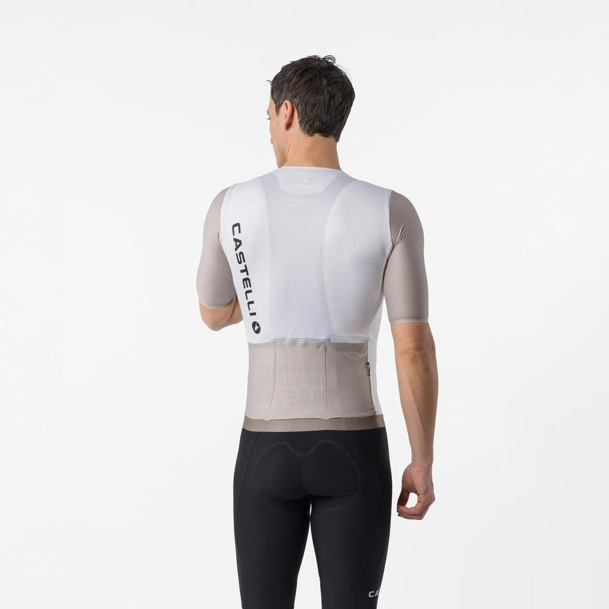 Castelli Corretto Jersey Men's Ivory/Clay-Black - Image 2