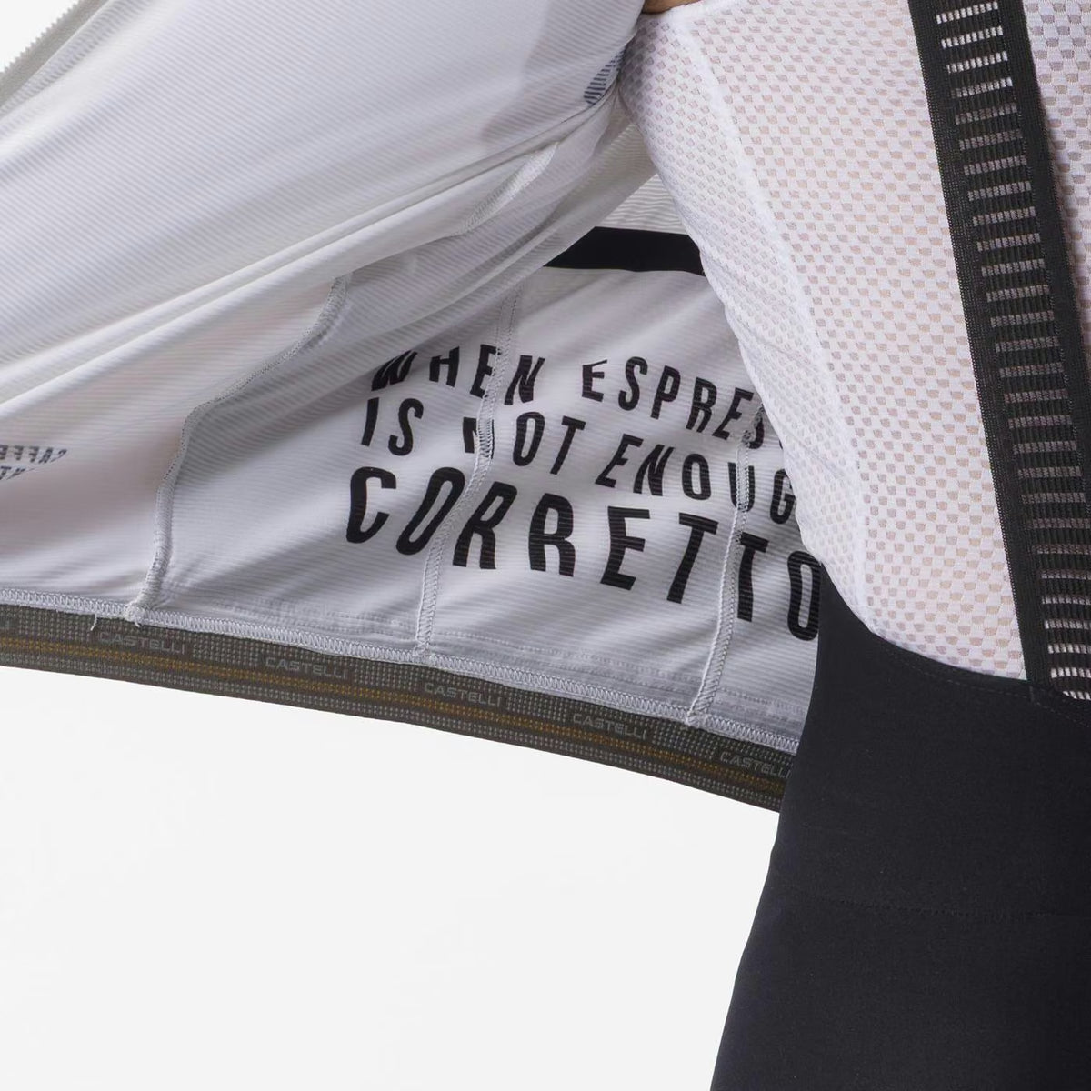 Castelli Corretto Jersey Men's Ivory/Clay-Black - Image 6