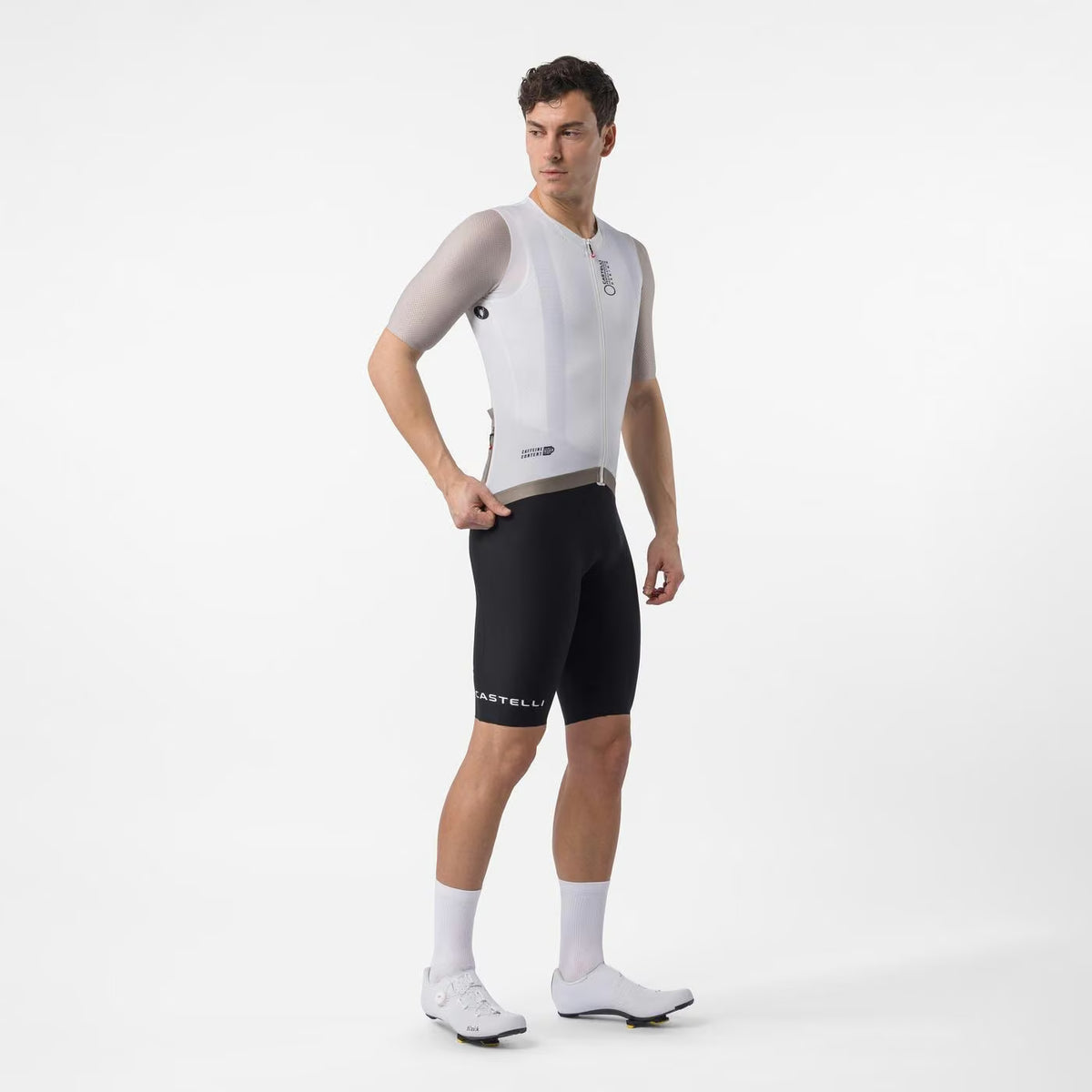 Castelli Corretto Jersey Men's Ivory/Clay-Black - Image 7