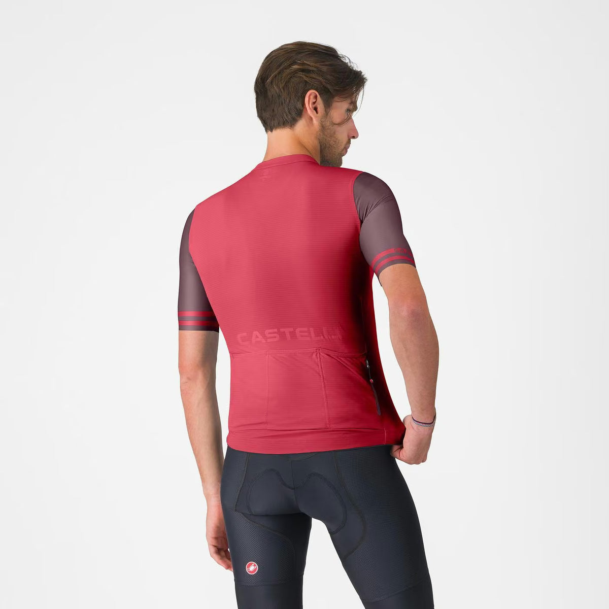 Castelli Prologo Lite 2 Jersey Men's Rich Red/Bordeaux - Image 2