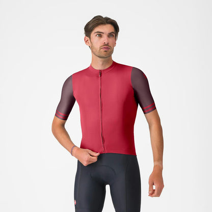 Castelli Prologo Lite 2 Jersey Men's Rich Red/Bordeaux - Image 1