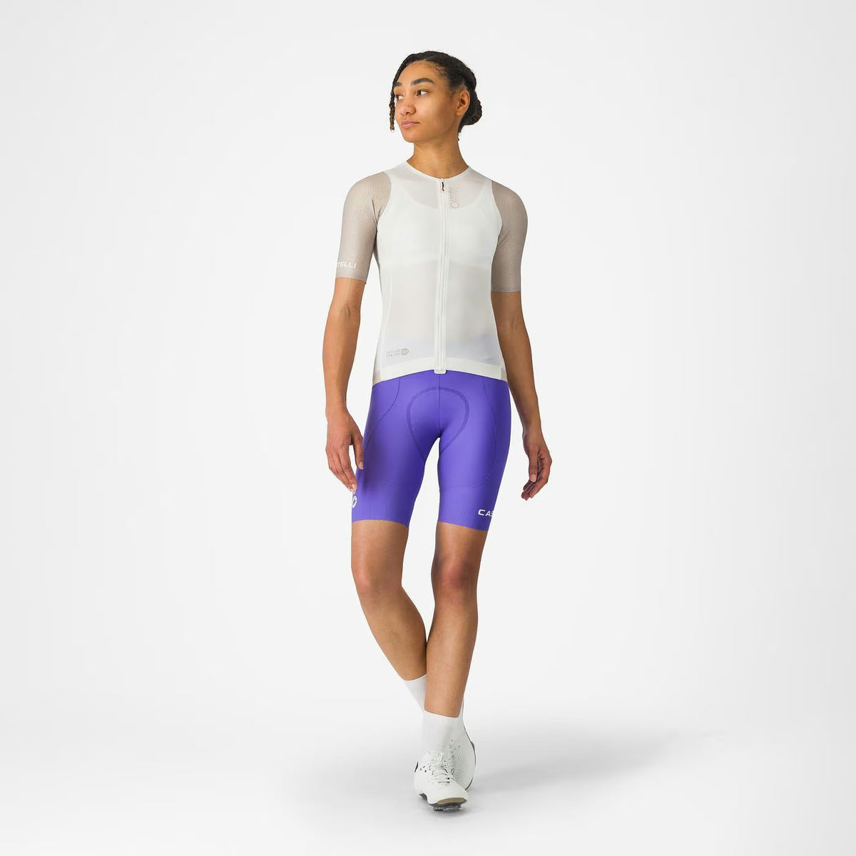 Castelli Corretto Jersey Women's Ivory/Clay - Image 6