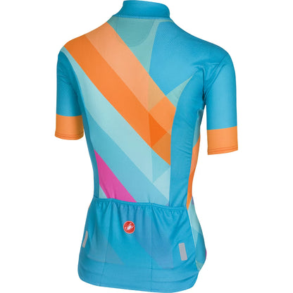 Castelli Prisma Jersey Women's Multicolour Sky Blue - Image 2