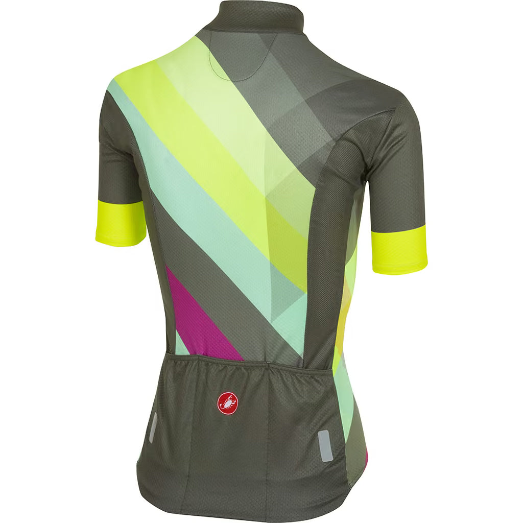 Castelli Prisma Jersey Women's Multicolour Forest Gray - Image 2