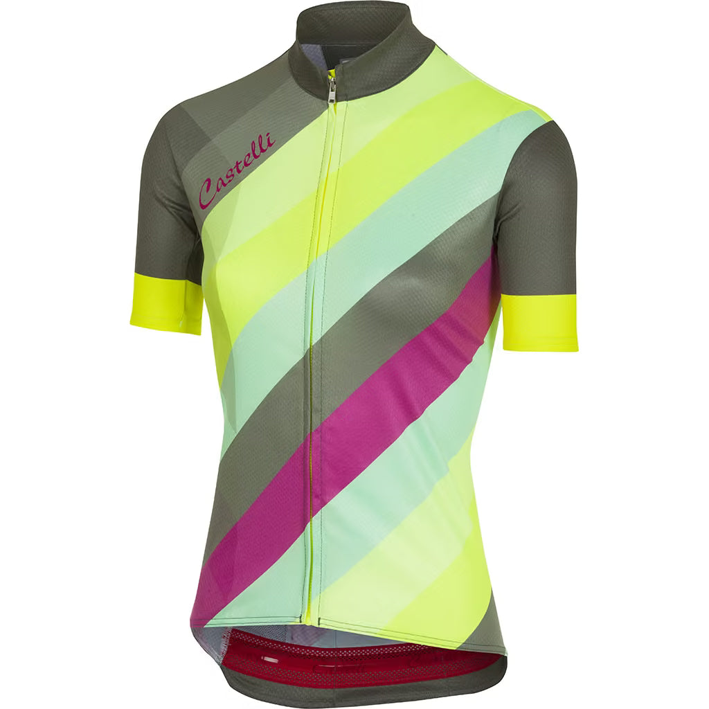 Castelli Prisma Jersey Women's Multicolour Forest Gray - Image 1