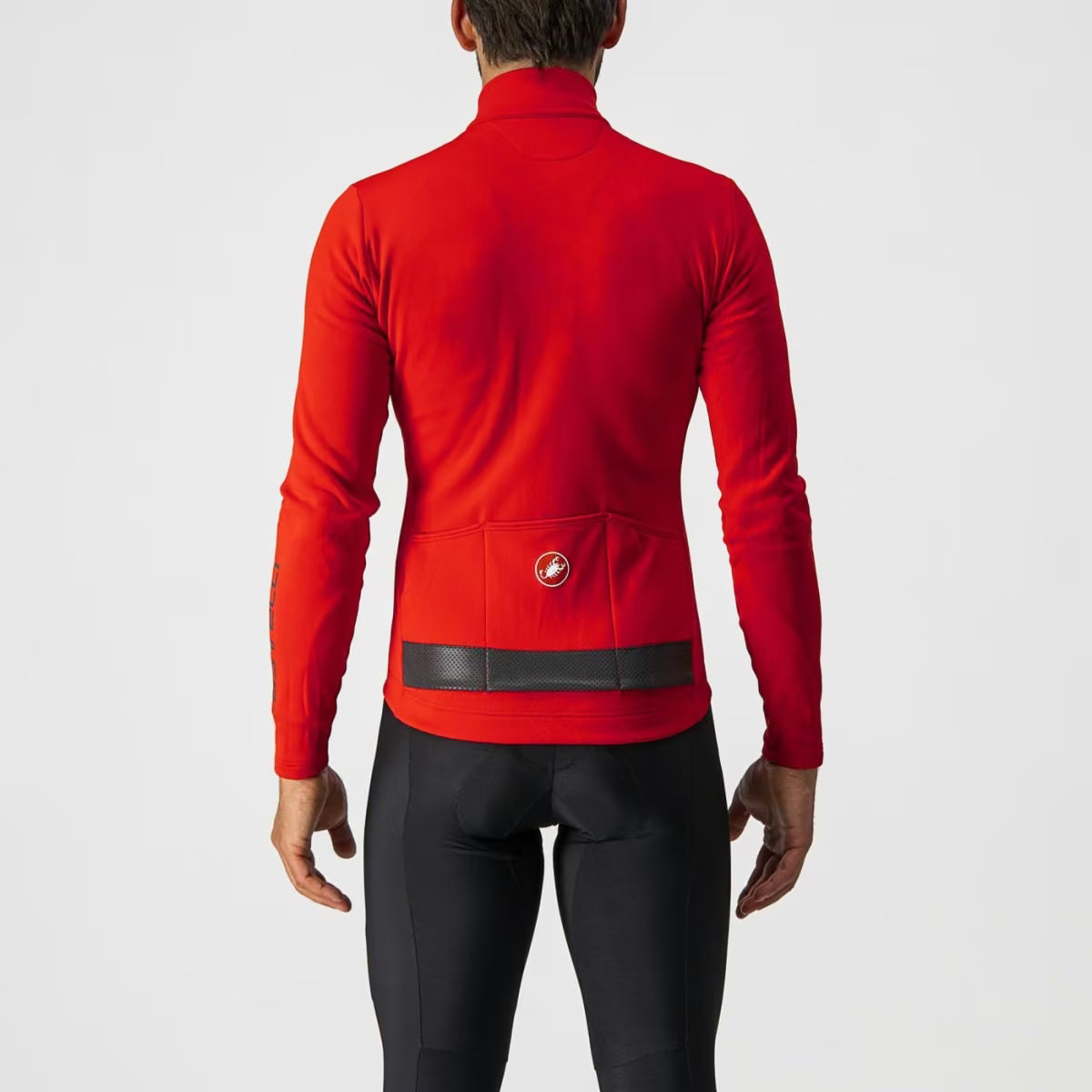 Castelli Puro 3 FZ Jersey Men's Red/Black Reflex - Image 2