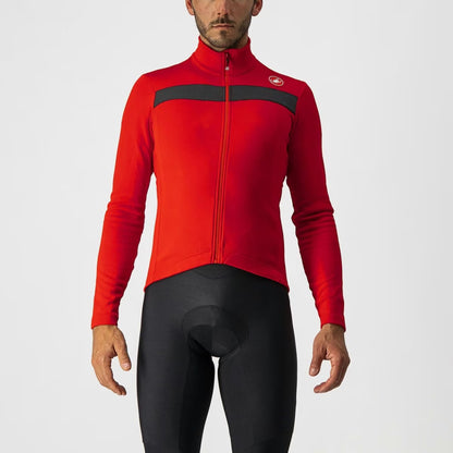 Castelli Puro 3 FZ Jersey Men's Red/Black Reflex - Image 1