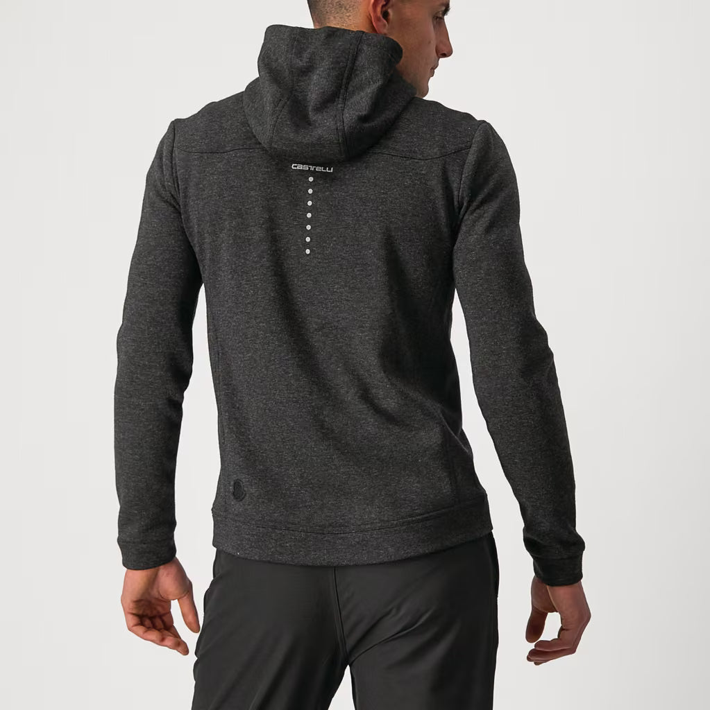 Castelli Milano Full Zip Fleece Men's Light Black - Image 2