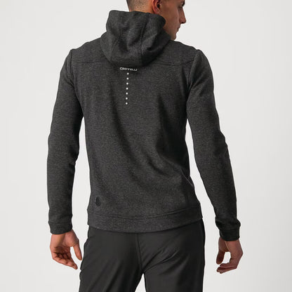 Castelli Milano Full Zip Fleece Men's Light Black - Image 2